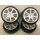 TEAMPOWERS 1:10 Touring Car Rubber Tire Set - 7 strokes, Pre-Glue, 34R - TP-TPG3014-H